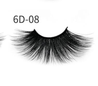 Nethong 25mm mink 6D three-dimensional messy cross-eye lashes