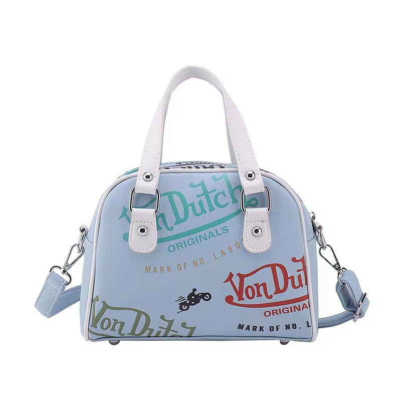 Personalized Letter Graffiti Shoulder Messenger Bag