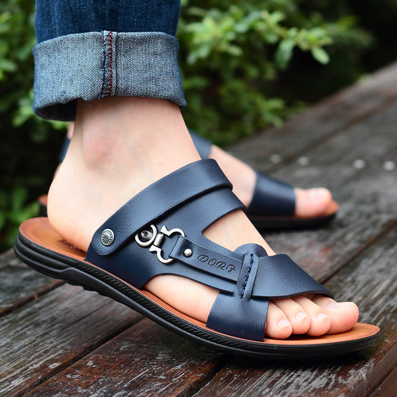 men's sandals fashion beach shoes slippers - Premium Sandalen & Slippers from My Store - Just €42.41! Shop now at KIYOO Royal Brand