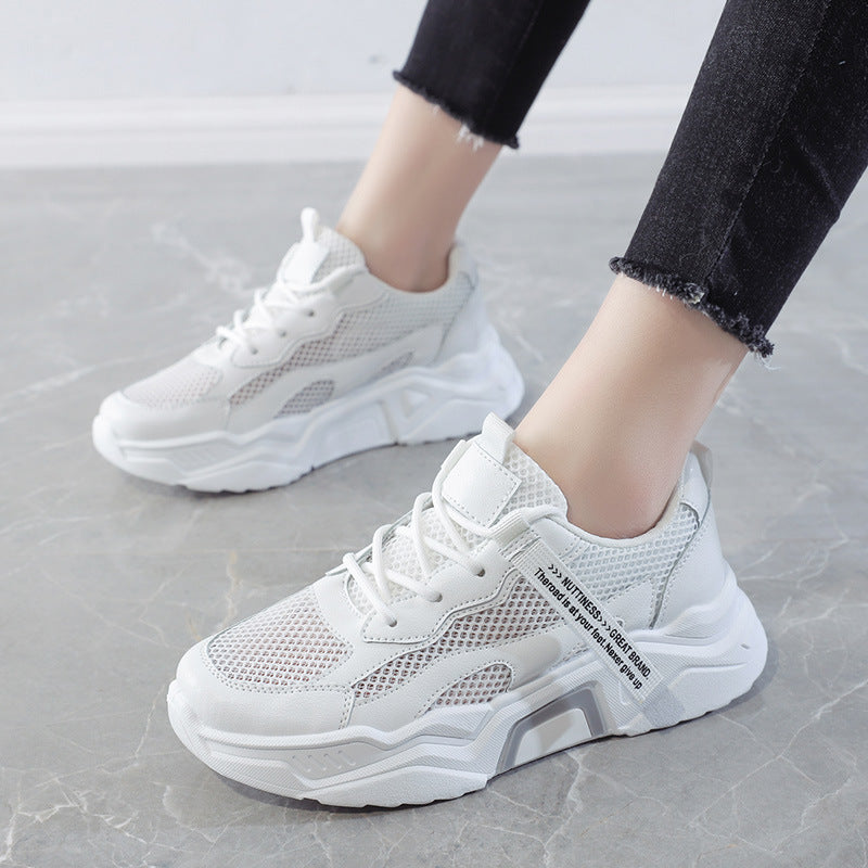 Women's mesh platform sneakers - Premium Dames sportschoenen from My Store - Just €35.04! Shop now at KIYOO Royal Brand