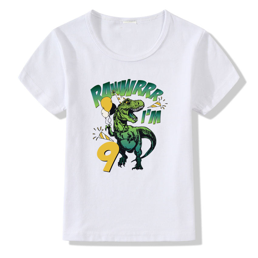 Children's T-shirt Numbers 1-9 Birthday T-shirt - Premium T-shirt Jongens from My Store - Just €14.52! Shop now at KIYOO Royal Brand