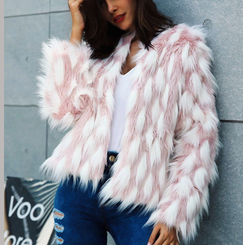 Fashion fur coat female autumn and winter new warm personality jacket coat female autumn and winter new - Premium Dames Jassen from My Store - Just €83.79! Shop now at KIYOO Royal Brand