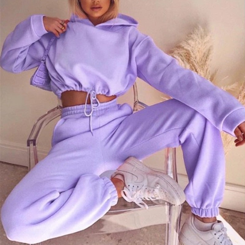 Jogging Suits For Women 2 Piece Sweatsuits Tracksuits Sexy Long Sleeve HoodieCasual Fitness Sportswear - Premium dames broeken from My Store - Just €32.03! Shop now at KIYOO Royal Brand