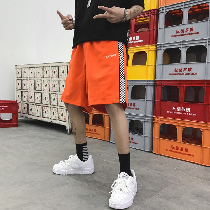 Hip hop shorts men's summer loose trend new Harajuku hiphop tide brand five points casual pants - Premium korte broeken/shirts from My Store - Just €40.44! Shop now at KIYOO Royal Brand