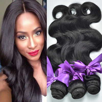 Real hair wig, hair styling hair extension, body wave human hair weaves - Premium haar from My Store - Just €31.52! Shop now at KIYOO Royal Brand