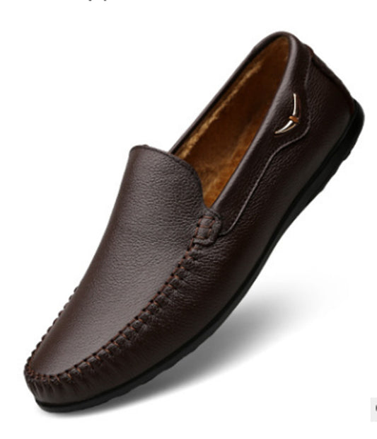 Men's British business casual leather shoes - Premium Loafers from My Store - Just €127.36! Shop now at KIYOO Royal Brand