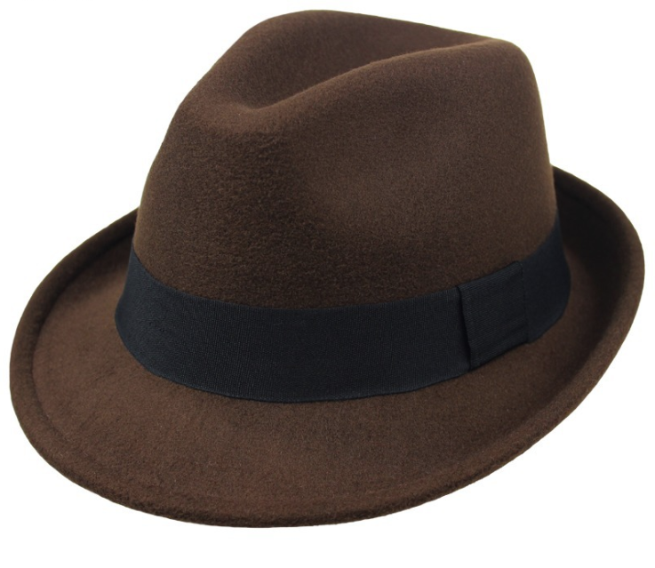 Gentleman hat jazz hat felt hat - Premium Hoeden & Petten from My Store - Just €16.65! Shop now at KIYOO Royal Brand