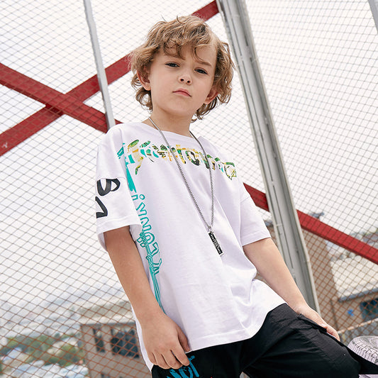 Children's printed T-shirt - Premium T-shirt Jongens from My Store - Just €23.94! Shop now at KIYOO Royal Brand