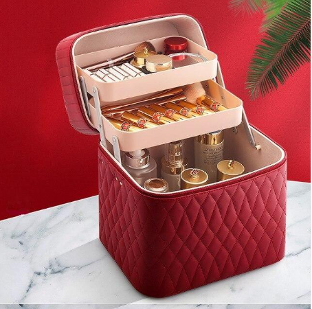 Large Capacity Korean Style Portable Cosmetics Storage Box Travel Wash Cosmetic Case - Premium Cosmetica from My Store - Just €63.91! Shop now at KIYOO Royal Brand