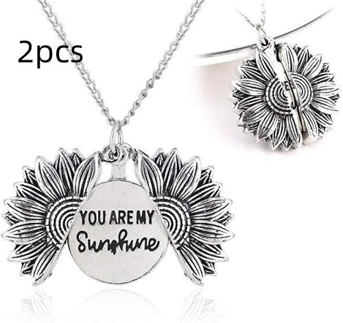 You Are My Sunshine Zonnebloem ketting dames