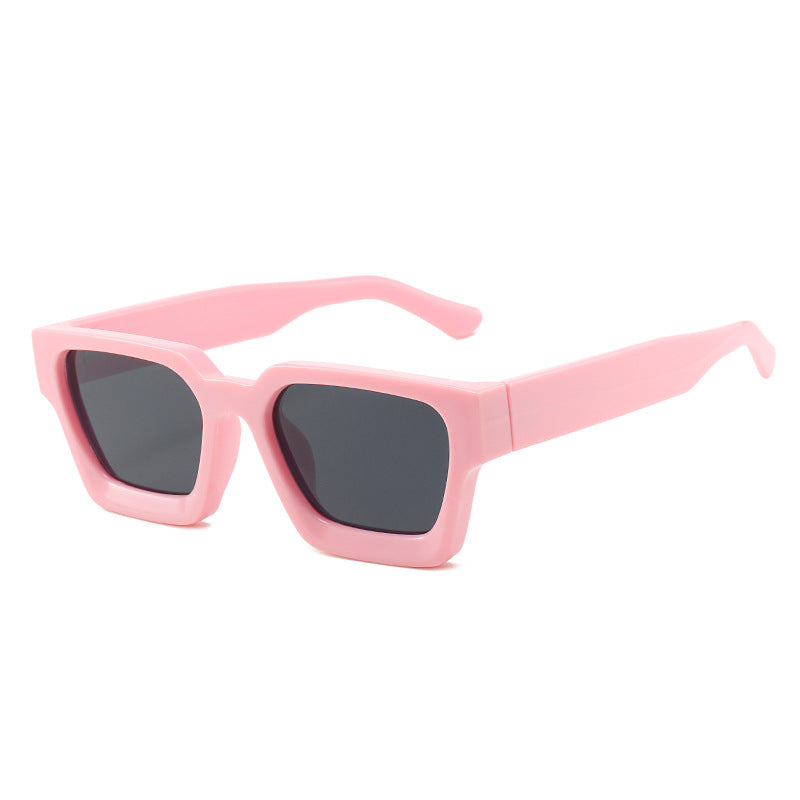 Trendy Square Personality Large Frame Sunglasses