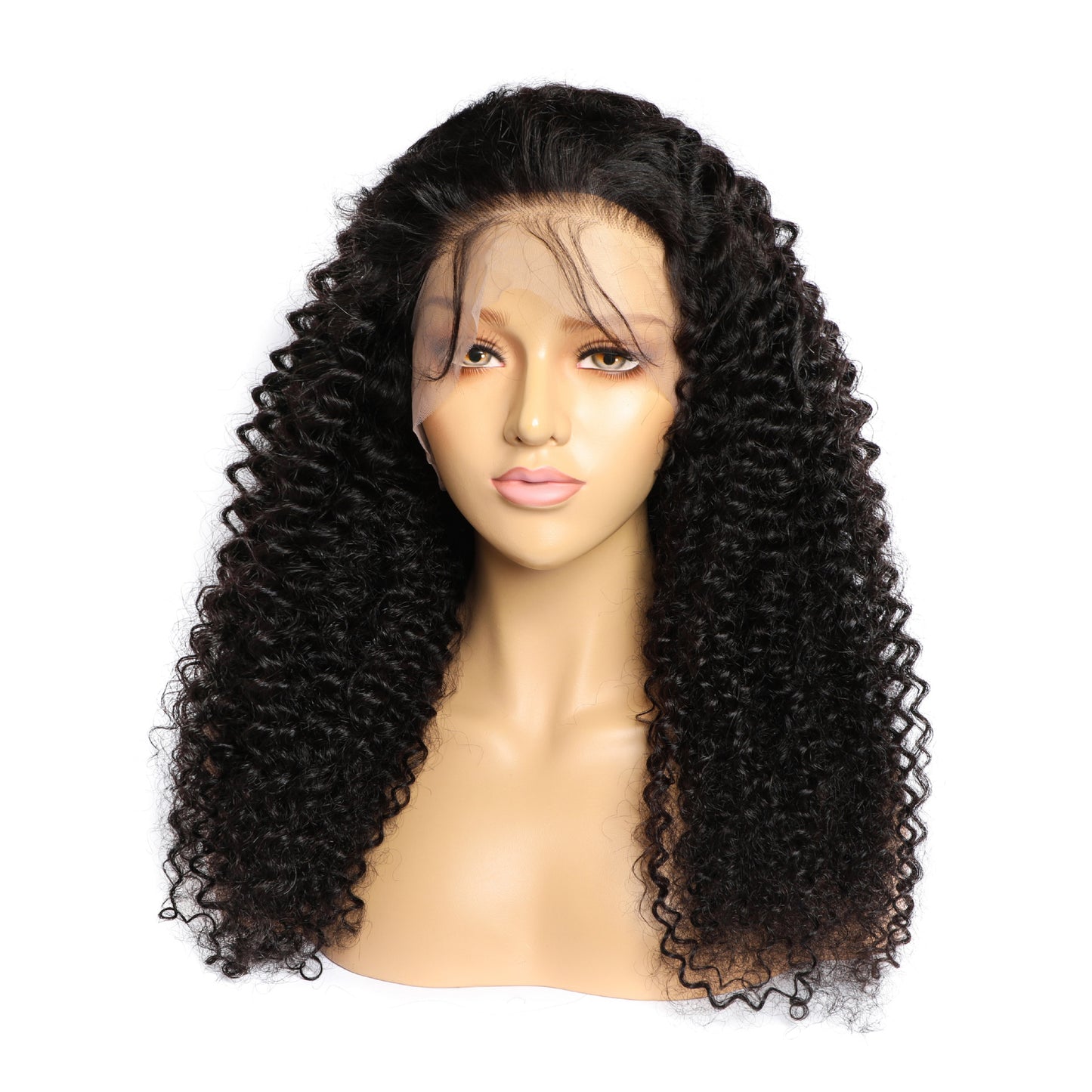 Curly Human Hair Wig Lace Hair Products - Premium Pruiken/Waves from My Store - Just €120.09! Shop now at KIYOO Royal Brand