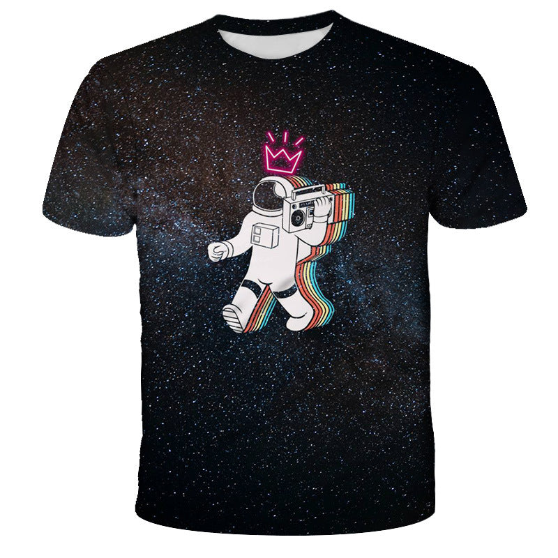 Digital Print Astronaut T-Shirt