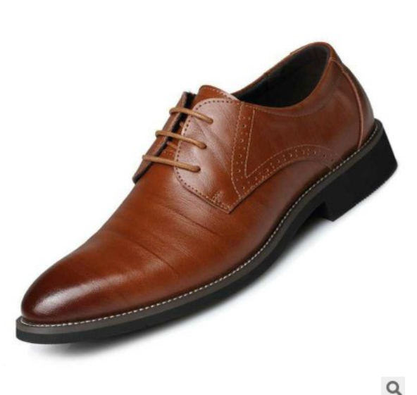 Men Leather Dress Shoes - Premium veterschoenen from My Store - Just €42.41! Shop now at KIYOO Royal Brand