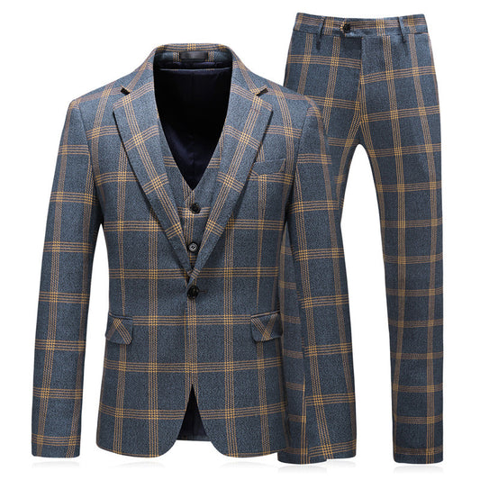 Men\'s Business Wedding Dress Suit Set - Premium Pakken & Stropdassen from My Store - Just €204.25! Shop now at KIYOO Royal Brand