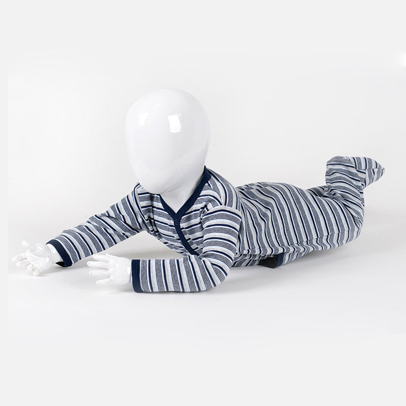 Gestreepte nieuwe babykleertjes - Premium babykleding from My Store - Just €19.32! Shop now at KIYOO Royal Brand