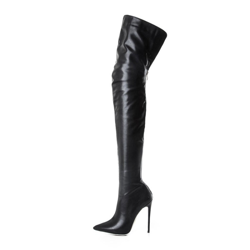 Women's New Adhesive Sole Knee Boots - Premium Dames laarzen from My Store - Just €77.22! Shop now at KIYOO Royal Brand