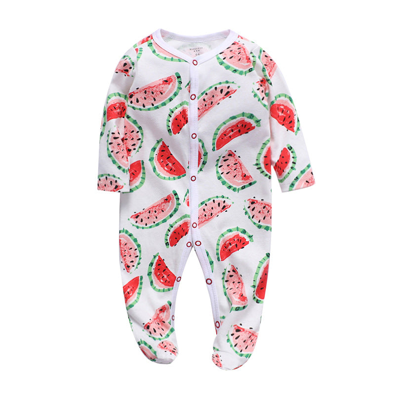 Katoenen babykleding uit één stuk