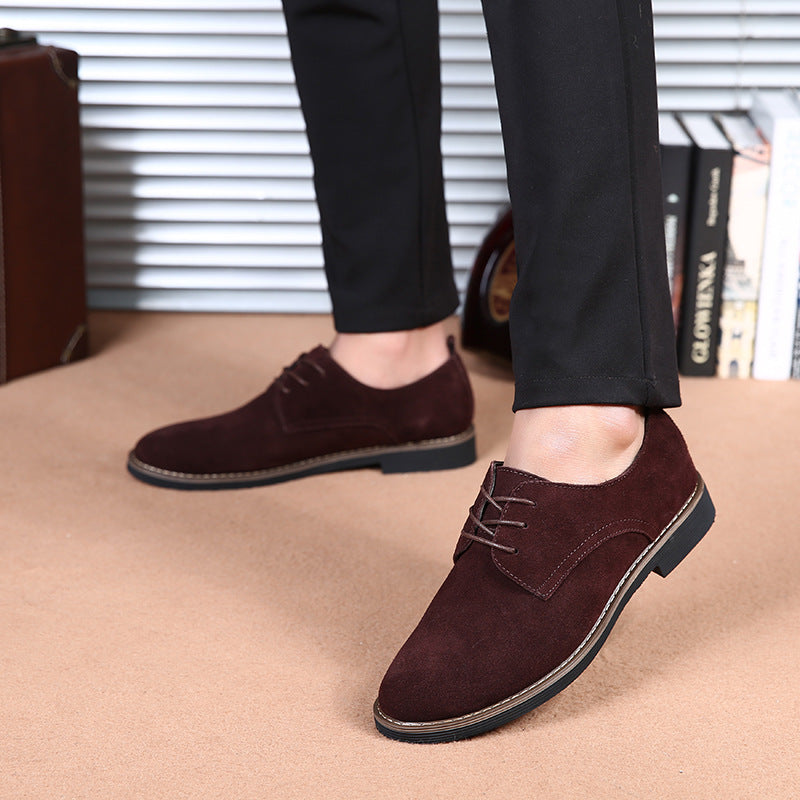 Low to help shallow mouth rubber low heel men's casual shoes - Premium veterschoenen from My Store - Just €79.57! Shop now at KIYOO Royal Brand