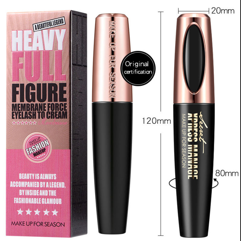 4D Mascara met Borstel Van Zijdevezels - Premium Cosmetica from My Store - Just €17.42! Shop now at KIYOO Royal Brand