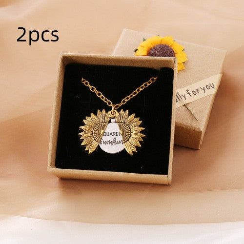 You Are My Sunshine Zonnebloem ketting dames