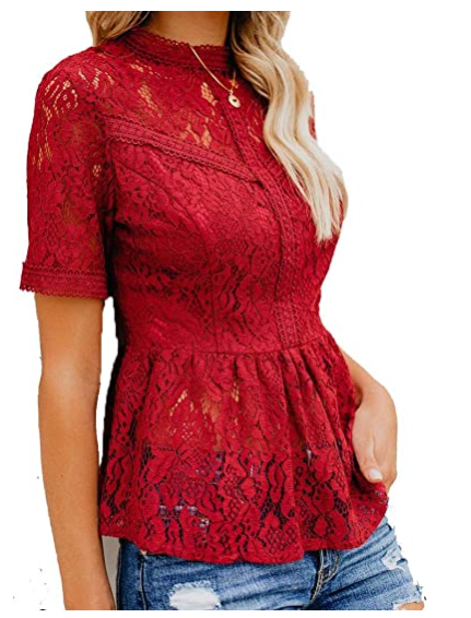 Summer Water-soluble Lace Temperament Crocheted Blouse Women - Premium Blouses from My Store - Just €55.42! Shop now at KIYOO Royal Brand