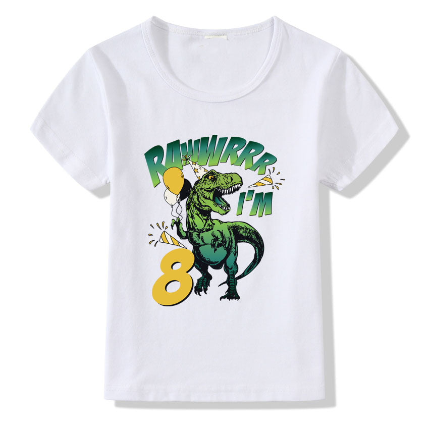 Children's T-shirt Numbers 1-9 Birthday T-shirt - Premium T-shirt Jongens from My Store - Just €14.52! Shop now at KIYOO Royal Brand