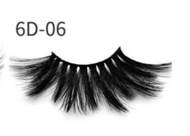 Nethong 25mm mink 6D three-dimensional messy cross-eye lashes