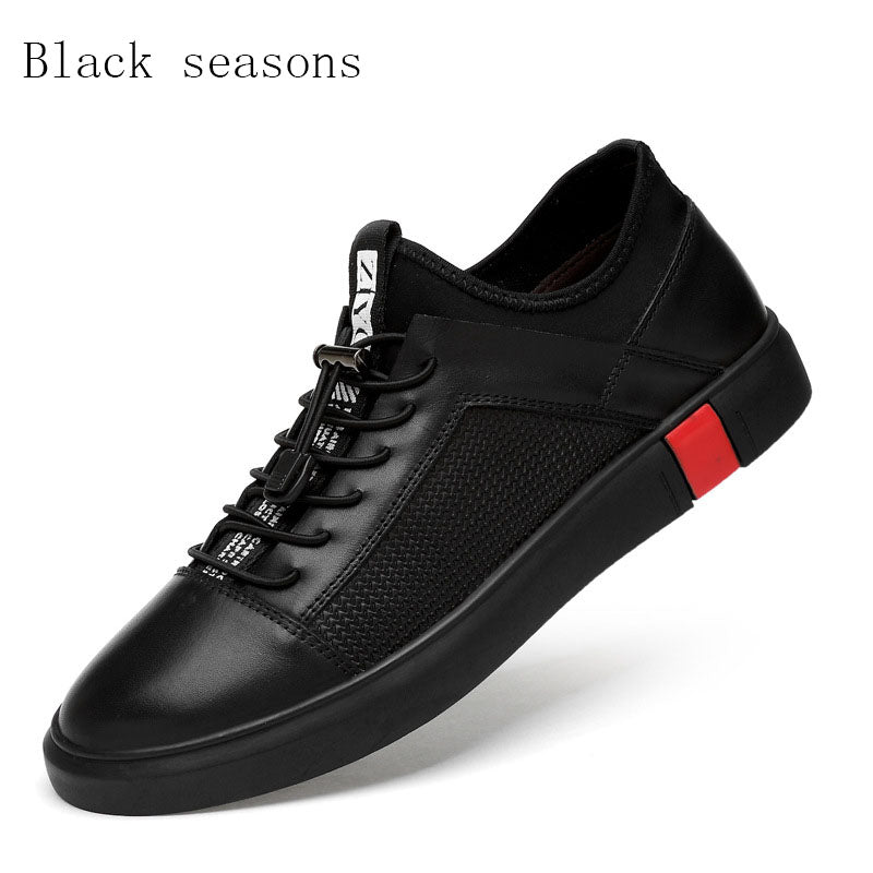 Men's Fashion Casual Top Layer Leather Sneakers - Premium Sneakers from My Store - Just €162.59! Shop now at KIYOO Royal Brand