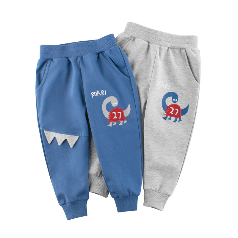 Children's pants dinosaur sweatpants - Premium Jongens broeken from My Store - Just €23.52! Shop now at KIYOO Royal Brand