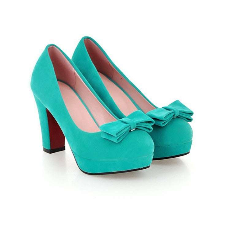 Platform bow high heels - Premium Hakken from My Store - Just €47.23! Shop now at KIYOO Royal Brand