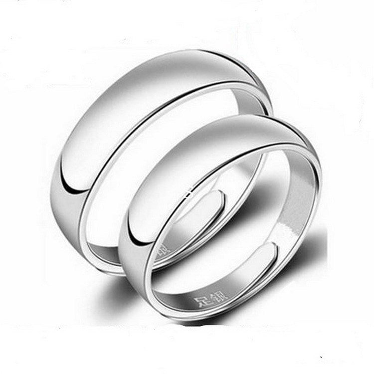 Glossy Ring Simple Men's Silver Ring - Premium Mannen Sieraden from My Store - Just €27.46! Shop now at KIYOO Royal Brand