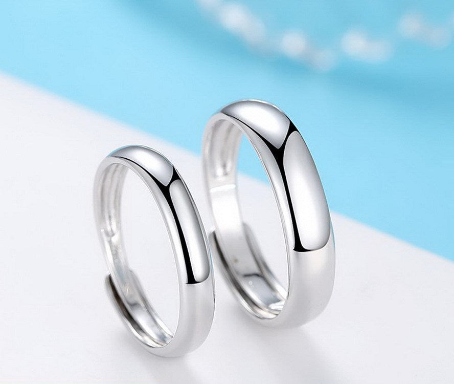 Glossy Ring Simple Men's Silver Ring - Premium Mannen Sieraden from My Store - Just €27.46! Shop now at KIYOO Royal Brand