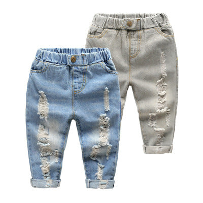 Boy's ripped jeans - Premium Jongens broeken from My Store - Just €28.48! Shop now at KIYOO Royal Brand