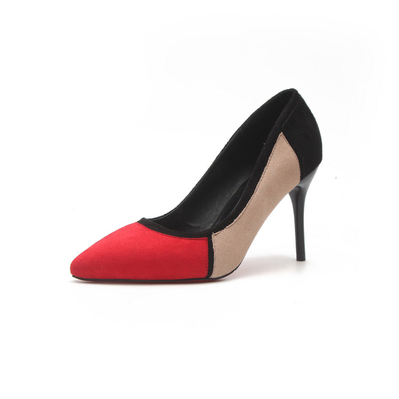 Colorblock high heels - Premium Hakken from My Store - Just €28.49! Shop now at KIYOO Royal Brand