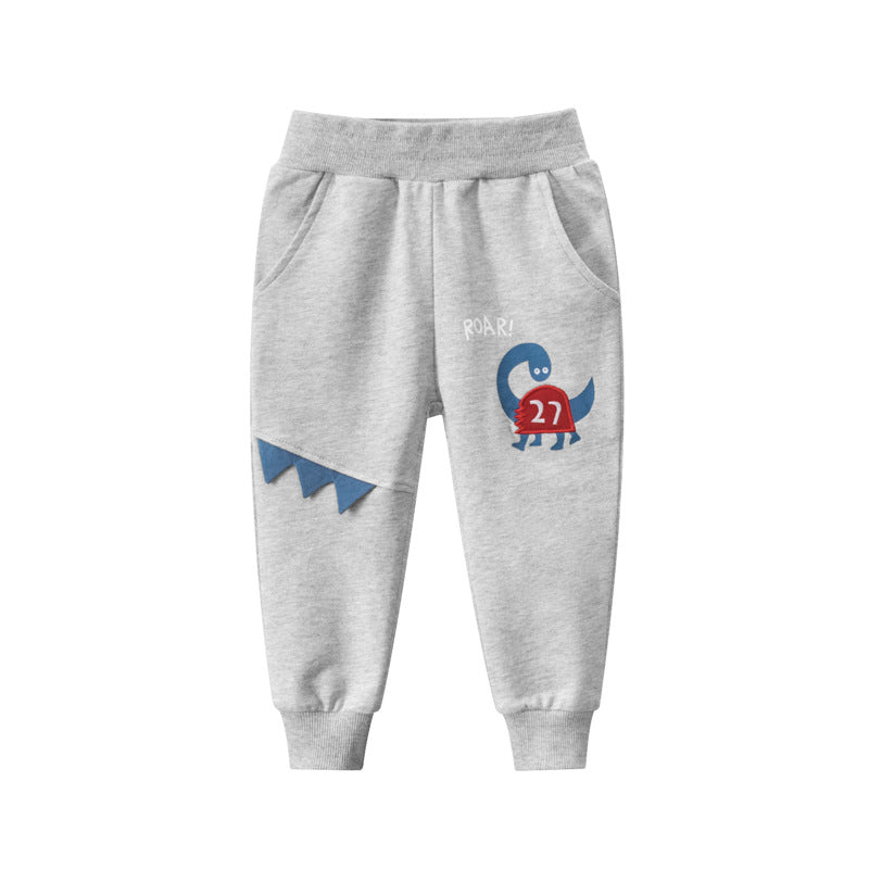 Children's pants dinosaur sweatpants - Premium Jongens broeken from My Store - Just €23.52! Shop now at KIYOO Royal Brand