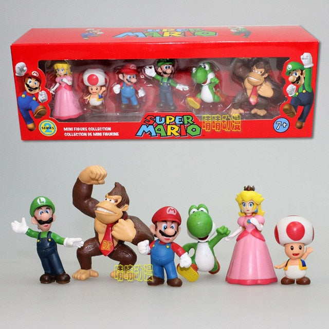 Super Mario Bros PVC Action Figure Toys - Premium  from My Store - Just €32.20! Shop now at KIYOO Royal Brand