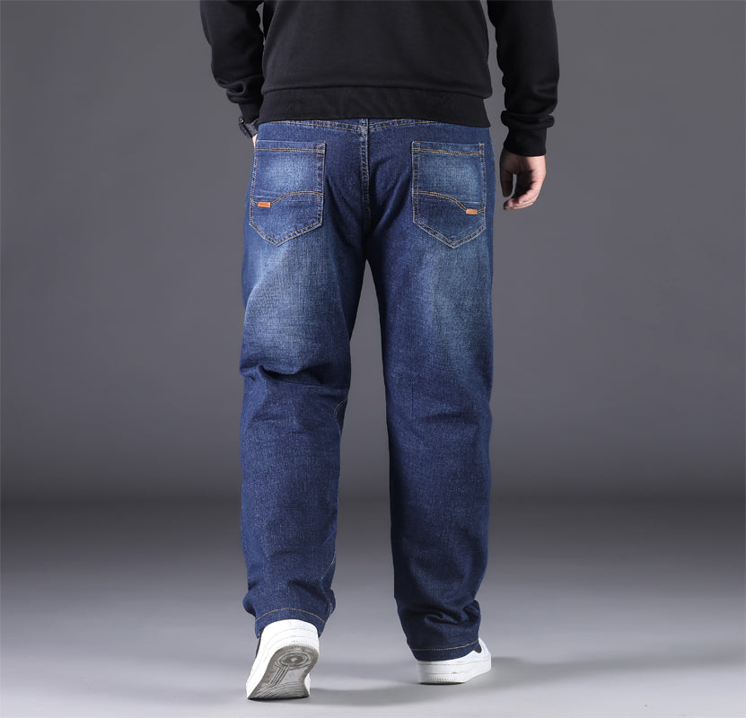 Men's Fashion Casual Straight Loose-fitting Pants - Premium Jeans from My Store - Just €30.36! Shop now at KIYOO Royal Brand