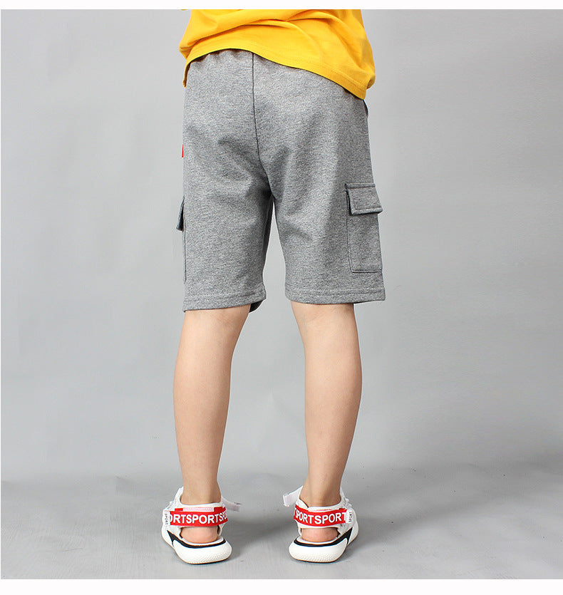 Summer New Boys' Cotton Casual Overalls Shorts - Premium Jongens broeken from My Store - Just €28.65! Shop now at KIYOO Royal Brand