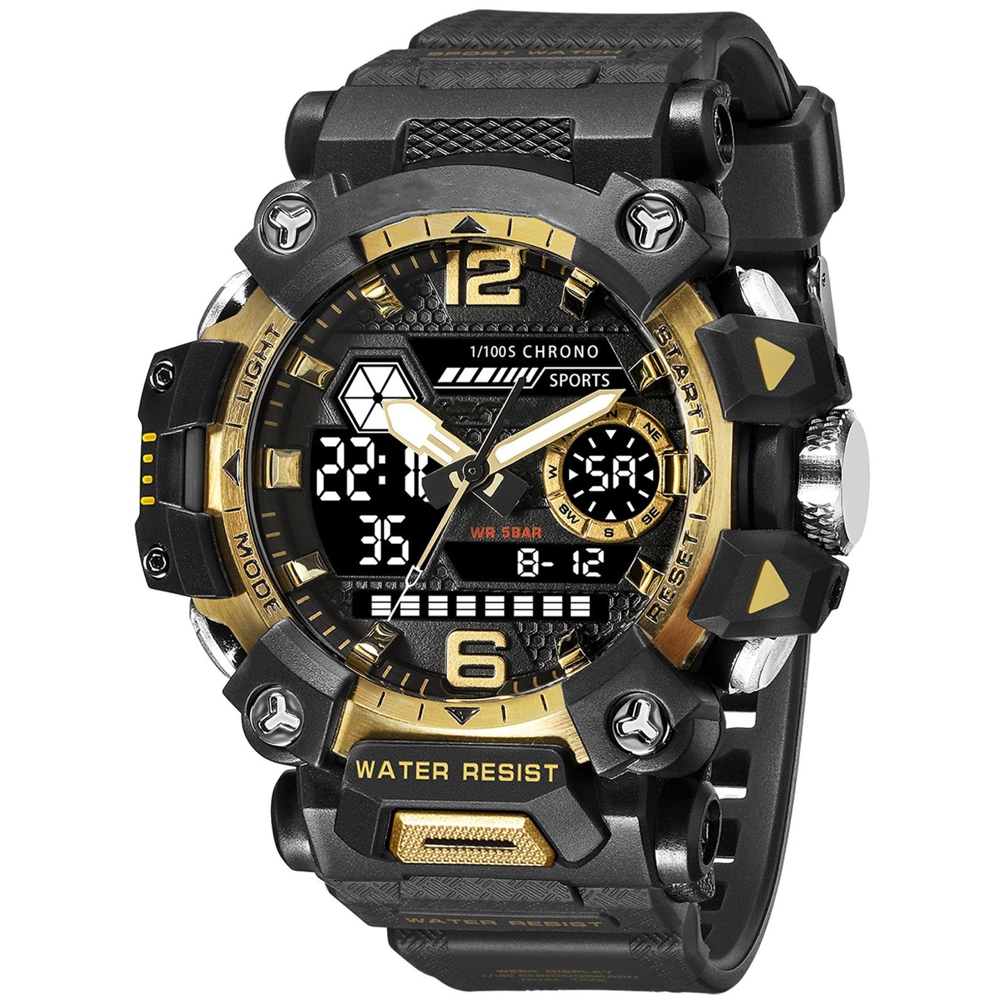 Men's Luminous Waterproof Outdoor Electronic Watch