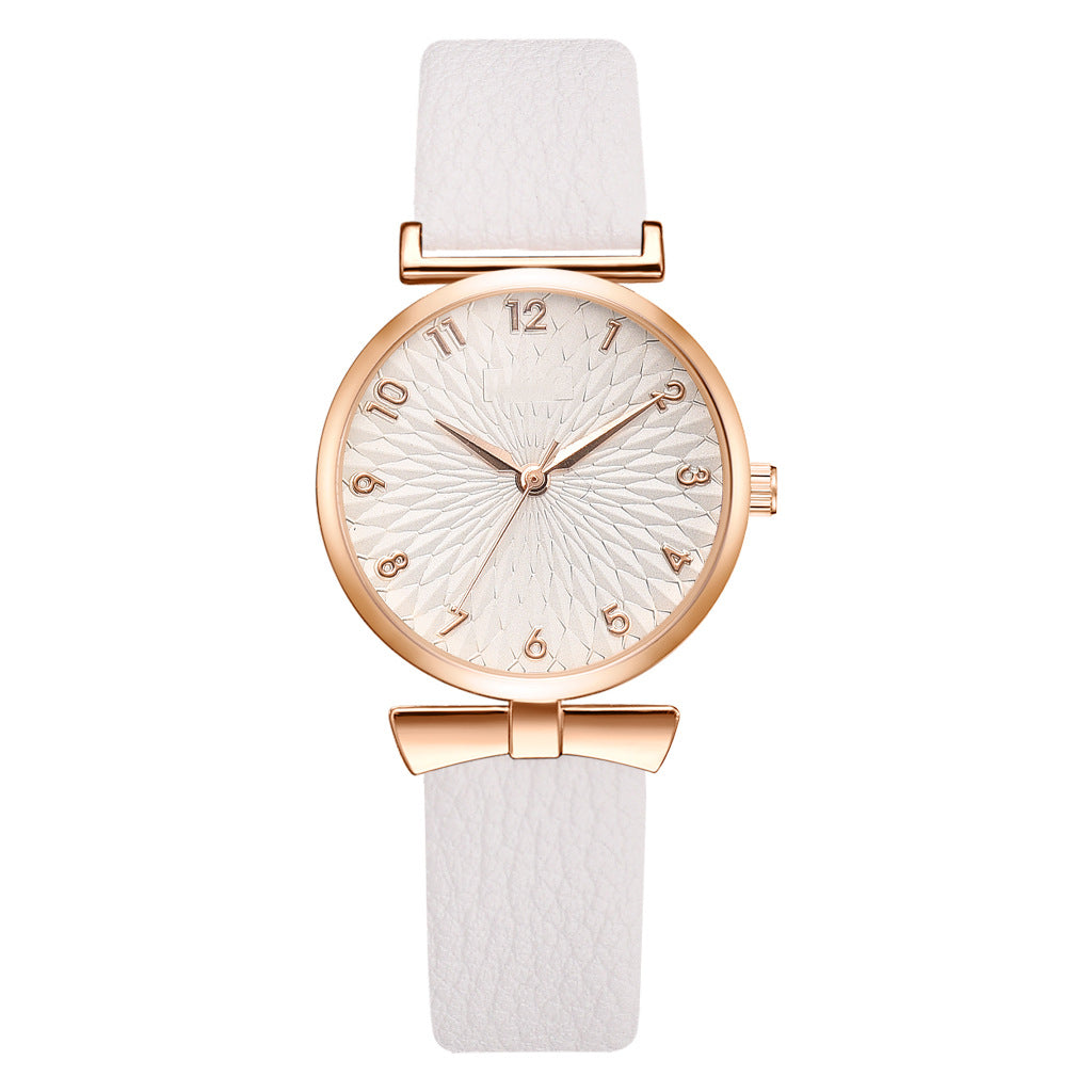 Women's Fashion Quartz Pu Strap Simple Fashion Watch Women's Watch Wholesale