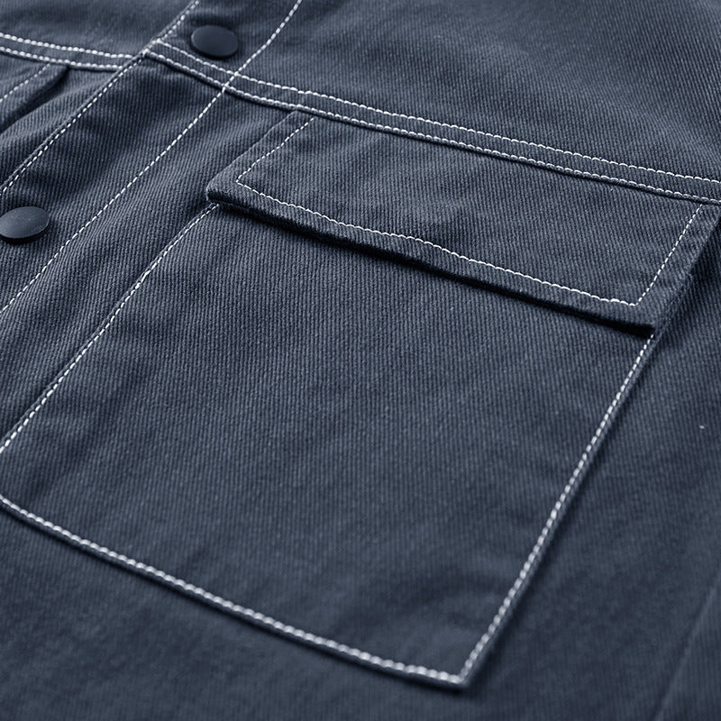 nieuw denim overhemd - Premium Overhemden from My Store - Just €65.68! Shop now at KIYOO Royal Brand