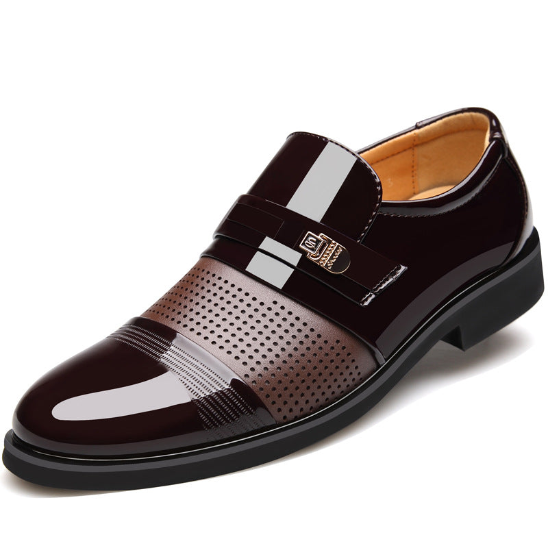 Men's business dress leather shoes - Premium veterschoenen from My Store - Just €58.71! Shop now at KIYOO Royal Brand