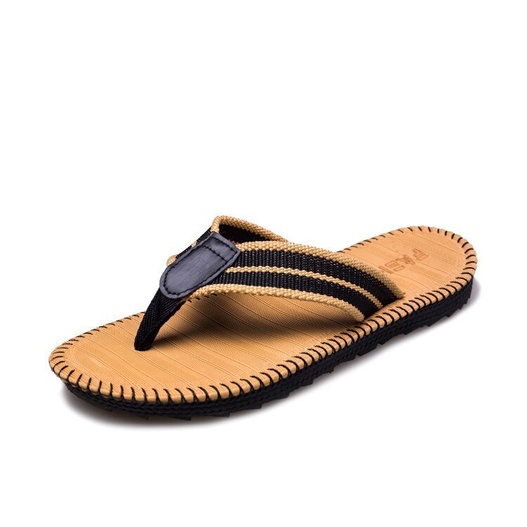 Flip-toe sandals non-slip flat breathable beach shoes