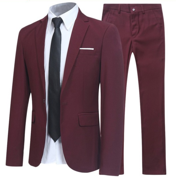 Suit 3-piece Suit Men Get Married In Business - Premium Pakken & Stropdassen from My Store - Just €17.04! Shop now at KIYOO Royal Brand