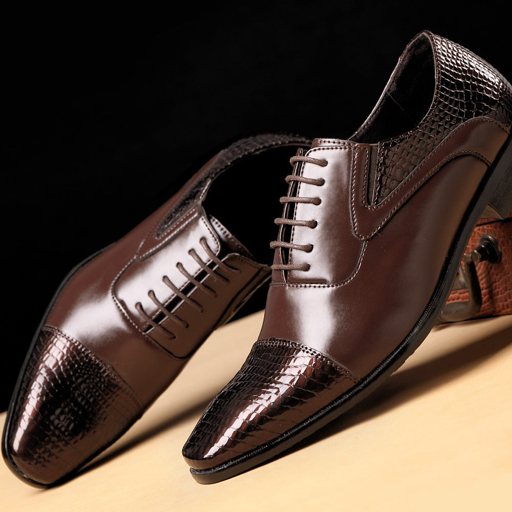 Business leather shoes - Premium veterschoenen from My Store - Just €42.52! Shop now at KIYOO Royal Brand