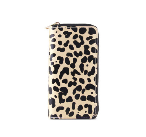 Cow Pattern Ladies Wallet PU Long Zipper - Premium Portemennees from My Store - Just €15.73! Shop now at KIYOO Royal Brand