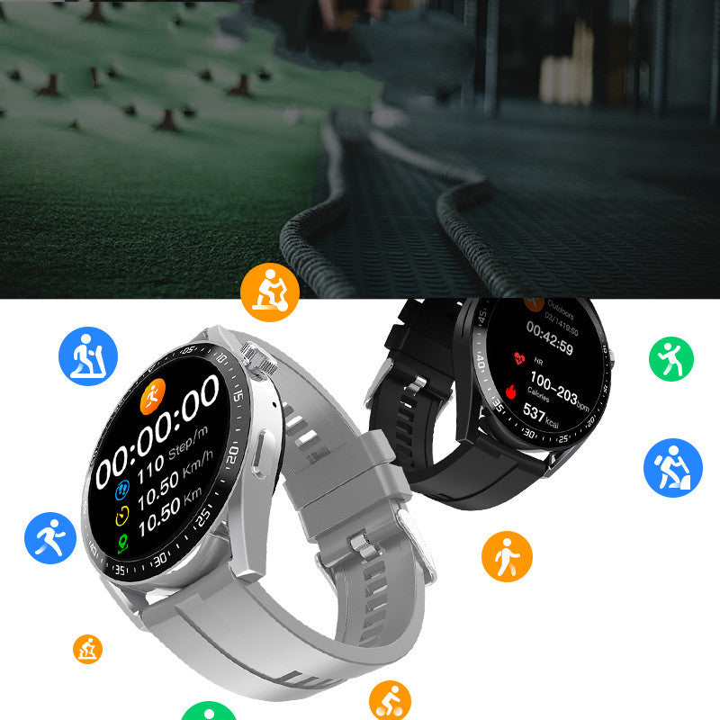 Wireless Charger NFC Bluetooth Calling Heart Rate Health Smart Men's Watch - Premium Watches from My Store - Just €49.41! Shop now at KIYOO Royal Brand