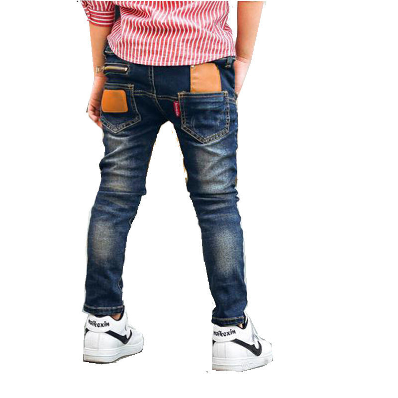 Boys stretch denim pants - Premium Jeans from My Store - Just €27.67! Shop now at KIYOO Royal Brand