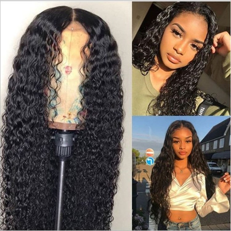 Wave high temperature silk African wig - Premium Pruiken/Waves from My Store - Just €60.43! Shop now at KIYOO Royal Brand